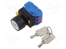 Image of 1 piece, Switch: rotary with key YW1K-33DE21 /E2UK