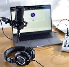 Image of Audio Technica AT-2020 Cardioid Condenser Microphone for Studio - AT2020 XLR