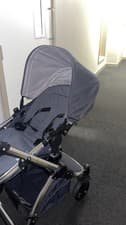 Image of Ickle Bubba Pushchair Good Condtion Blue And Grey Used A Few Times Has Rainshade