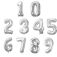 Image of Number Balloons Helium Giant Foil Large Air 32" 40" Birthday Age Party 0-9