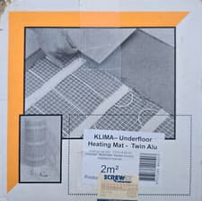 Image of KLIMA UNDERFLOOR HEATING MAT 2M² NEW FREE POSTAGE