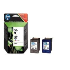 Image of Genuine HP 56 Black and 57 Tri-colour Ink Cartridge SA342AE