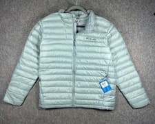 Image of Columbia Corelite Down Jacket XL Mens Teal Omni Shield Puffer NWT