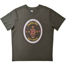 Image of Blur 'Parklife Beermat' Green T shirt - NEW OFFICIAL