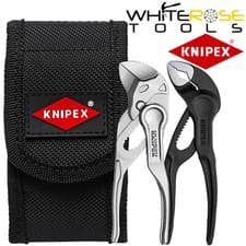 Image of KNIPEX Mini Pliers Set XS Belt Tool Pouch 100mm Cobra Water Pump Wrench