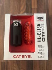 Image of Cateye EL135/TL155 (OMNI 5) Bicycle Front/Rear LED Light Set