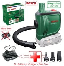 Image of BARE BOSCH EasyInflate 18V-500 Cordless AIR PUMP - 0603976200 4053423240115 ZTD