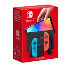 Image of Nintendo Switch OLED Neon Red and Blue Boxed Refurbished Good (Read Description)