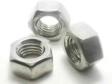 Image of M6 M8 M10 M12 HEXAGON FULL NUT HEX NUTS A2 STAINLESS STEEL DIN 934