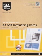 Image of Self-Laminating Cards Assure Professional Stylish Presentation of Documents and