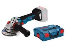 Image of Bosch E-STOCK GWS 18V 10 SC 18v 125mm Angle Grinder Bare Unit in L BOXX