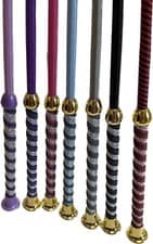 Image of DIAMANTÉ HANDLE SCHOOLING WHIP, DRESSAGE WHIP 100cm LONG *FREE POSTAGE*