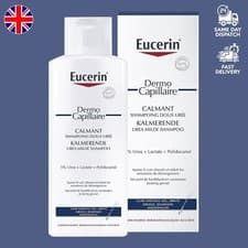 Image of Eucerin DermoCapillaire Urea Shampoo for Dry Itchy Scalp 250ml Free Shipping UK