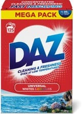Image of Daz Washing Powder 125 Washes – Family Pack Laundry 6.25 kg (Pack of 1) 