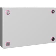 Image of Rittal Wall-Mount Enclosure 300x200x80 Steel Light Grey