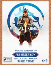 Image of Mortal Kombat 1 PS5 Original 2022 Ad - Video Game Display Promo
