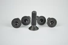 Image of M6 x 50 mm Countersunk Head Screw Allen Key Bolt Socket Screw Black Steel 10.9