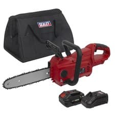 Image of Sealey Cordless Chainsaw 25cm 20V 4Ah SV20 Series Kit CP20VCHSKIT1 