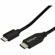 Image of Startech Usb C To Micro Usb Cable 3 Ft / 1M Usb 2.0 Cable Micro Usb Cord Micro B