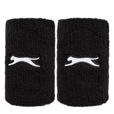 Image of Slazenger 2 Pack Double Wristband Sweatband