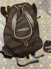 Image of Regatta Black & Orange Daypack – Lightweight 15-25L Hiking/Commuter Rucksack
