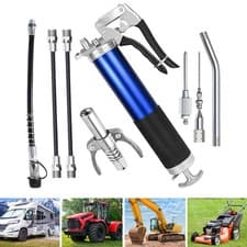 Image of Mini Grease Gun With Coupling, Small Grease Gun Kit ,14 OZ Capacity 6000-7000PSI