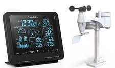Image of Weather station with MSF Radio Control Clock ( UK version ) Indoor / Outdoor