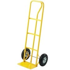 Image of 600LB HEAVY DUTY SACK TRUCK INDUSTRIAL HAND TROLLEY WITH PNEUMATIC TYRE WHEEL