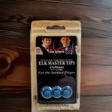 Image of (Rare) BCE 3x 9mm Elk Master Tips 2000 Series (Ronnie O'Sullivan, Jimmy White)