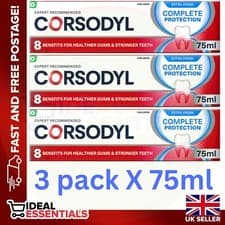 Image of Corsodyl Complete Protection Extra Fresh Toothpaste - (3 pack X 75ml)
