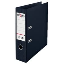 Image of Rexel Choices 75mm Lever Arch File Polypropylene A4 Black 2115501