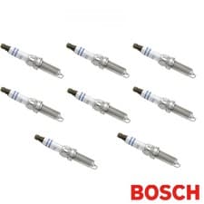 Image of BOSCH 0242140521 SPARK PLUGS x8 DOUBLE IRIDIUM CITROEN DS MERCEDES PEUGEOT A4614