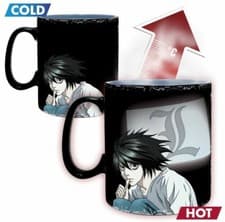 Image of Death Note Shinigami Ryuk Light Heat Change Mug Cup Figure Stein 16 OZ Anime