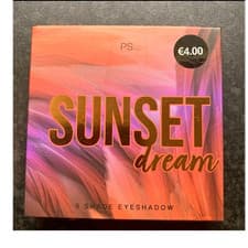 Image of PS... Sunset Dream Eyeshadow Palette, 9 Shades, Shimmer, Vegan, Cruelty-Free.