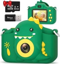 Image of Hangrui Kids Camera, 20MP Kids Digital Dual Lens Camera with Silicone Case 2.0 &