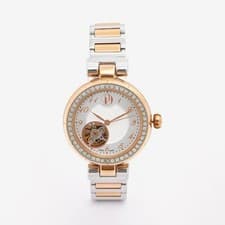Image of Rotary Project D PDB001/A/22 Automatic Watch Ladies Two Tone Rose Gold
