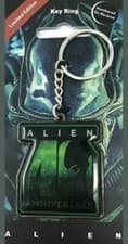 Image of Alien Metal Keyring - 40th Anniversary Keychain Official New numbered gift idea