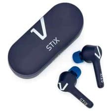 Image of VEHO STIX TRUE WIRELESS BLUETOOTH EARPHONES & CHARGING CASE - BLUE