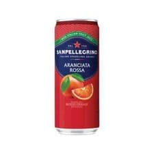 Image of San Pellegrino Aranciata Rossa Orange/Blood Orange 330ml Can (Pack of 24)
