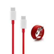 Image of Official Genuine OnePlus 3 5 6 7 8 9 10 11 Nord Type C Usb-C 65 Watt Cable 1m