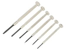 Image of 012290300 Set: Screwdriver Qty: 6 Precision Flat BETA