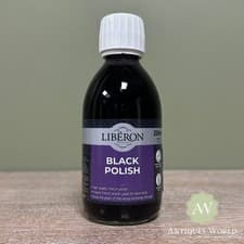 Image of Liberon Black Polish 250ml - Used for Ebonising Wood