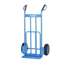 Image of SGS Heavy Duty Pro Sack Truck Sturdy Steel 200kg Load, Comfort Pneumatic Wheels