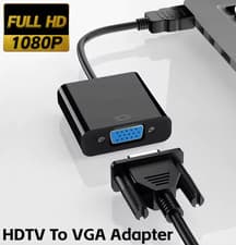 Image of High Speed HDTV To VGA Adapter HDTV A Male To VGA Female Converter HD
