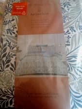 Image of William Morris Larkspur king size duvet set with 4 pillowcases cotton