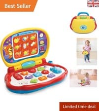 Image of Chunky Multicolor Laptop Toy for Imaginative Play - Perfect First Birthday Gift!