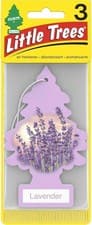 Image of Little Trees Hanging Car and Home Air Freshener, Lavender Scent - Pack of 3