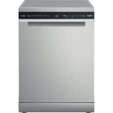 Image of Whirlpool W7FHS51XUK Full Size Dishwasher Stainless Steel B Rated