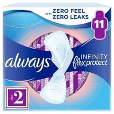 Image of Always Infinity Long Sanitary Towels Wings 11 Pads-(PACK-3)