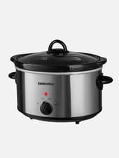 Image of Daewoo Electric Slow Cooker 3.5L Non Stick Bowl Crock Pot w/ Lid Stainless Steel